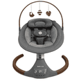 thumbnail image 1 of Jool Baby Nova Nature Swing for Newborns with Wood Accents - Bluetooth & Remote Control (Updated Model, Slate), 1 of 9
