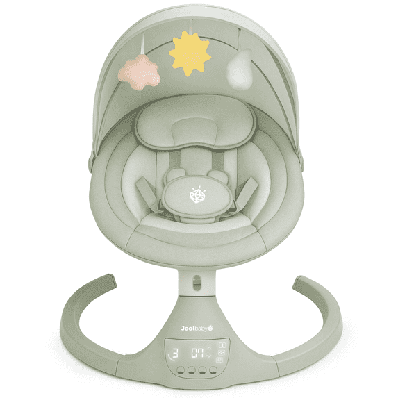 Jool Baby Nova Swing for Newborns with Bluetooth & Remote Control (Updated Model, Sage)