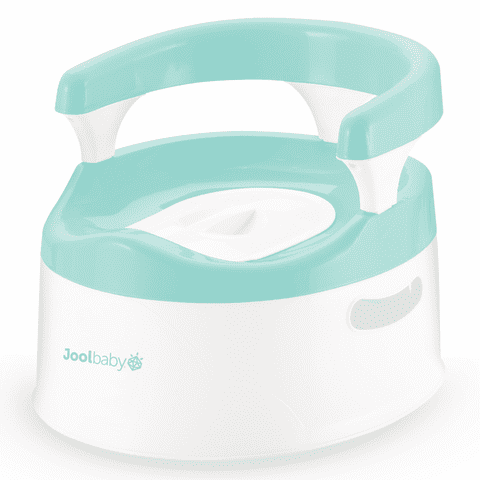 Jool Baby Potty Chair for Toddler Toilet Training - Splash Guard & Back Support (Aqua)
