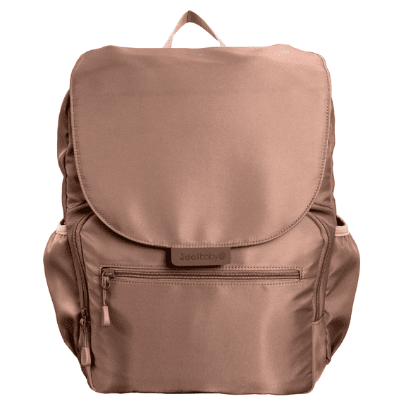 Jool Baby Relay Diaper Bag Backpack with Changing Pad – Insulated Bottle Pockets, Wearable Breast Pump Pockets, Wipe Dispenser Pocket (Mocha)