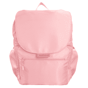 Jool Baby Relay Diaper Back Backpack with Changing Pad – Insulated Bottle Pockets, Wearable Breast Pump Pockets, Wipe Dispenser Pocket (Pink)