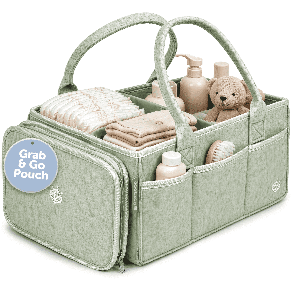 Jool Baby Tag-Along Diaper Caddy Organizer