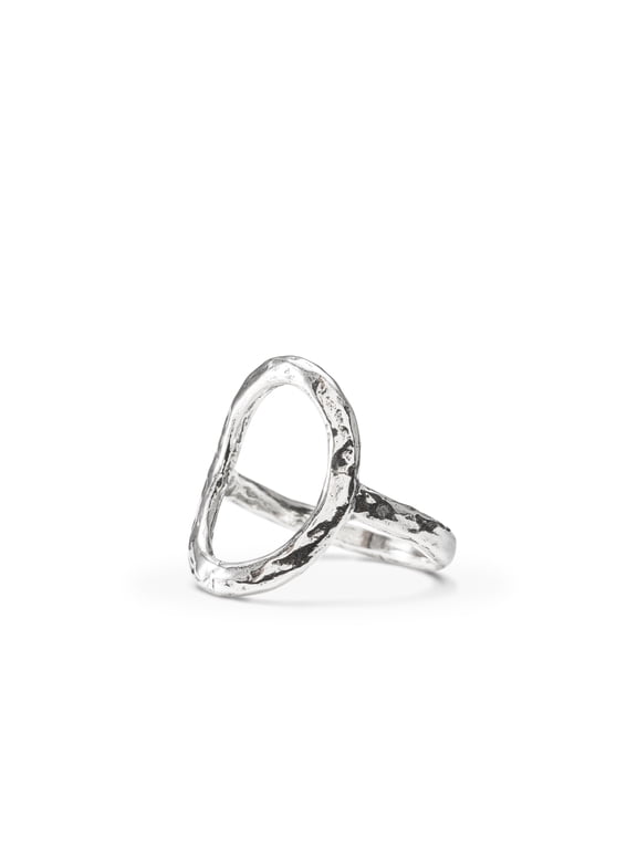 925 Sterling Silver 925 Karma Open Circle Womens Ring Minimalist (Size 5) Ring for Women, Teens & Young Adults. Elegant Sterling Silver for Parties, Special Events & Great for Gifting