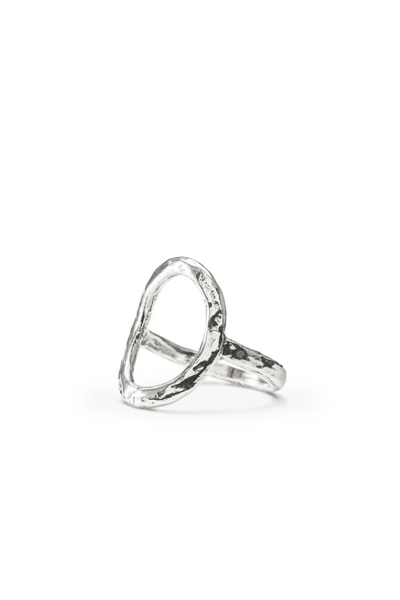 925 Sterling Silver 925 Karma Open Circle Womens Ring Minimalist (Size 5) Ring for Women, Teens & Young Adults. Elegant Sterling Silver for Parties, Special Events & Great for Gifting