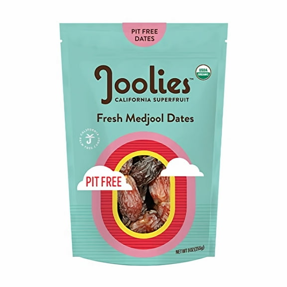 Joolies Organic Pit-Free Medjool Dates (Pack of 6)