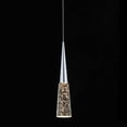 thumbnail image 1 of JoollySun Modern Mini 1 Light Pendant LED Crystal Hanging Ceiling Light in Polished Chrome, 1 of 8