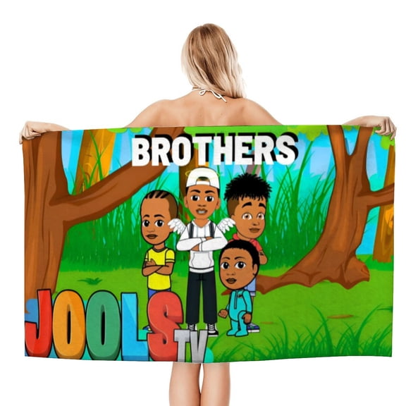 Jools TV Gifts Beach Towel for Women Girl Birthday Inspired Fan Bath Outdoor Music Lover