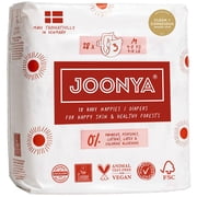 Joonya Baby Diapers - NonToxic, Eco-Friendly, Ultra Slim, Overnight Use - Bulk Disposable Eco Diapers - Made in Denmark - Size 3 M 9-18 lb - 1 Bag of 28