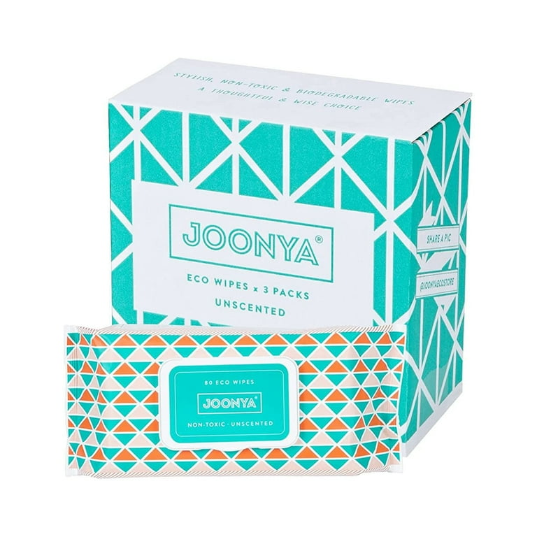 Joonya Baby Wipes, Non-Toxic Unscented Wipes for Sensitive Skin
