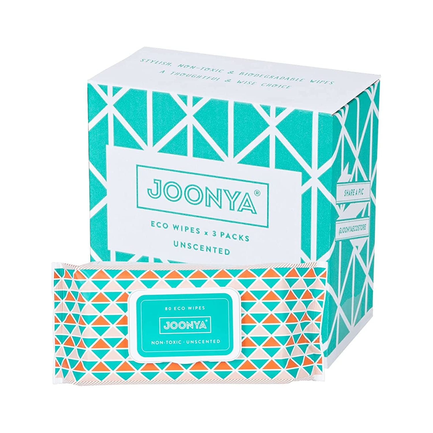 Joonya Baby Wipes NonToxic, EarthFriendly Baby Wipes for Calm