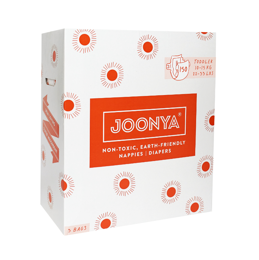 Joonya Size 4 Toddler Diapers (22-33 lbs) - 3 Bags of 50 (150) - image 1 of 8