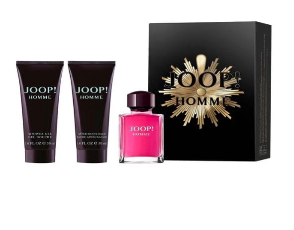 Joop! Homme 3pcs Gift Set For Men
30ml Eau De Toilette Spray + 50ml Shower Gel + 50ml Aftershave Balm