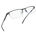 thumbnail image 1 of Joopin 1.00 Rectangular Readers for Women Men, Blue Light Blocking Metal Half Frame Computer Readers, 1 of 9