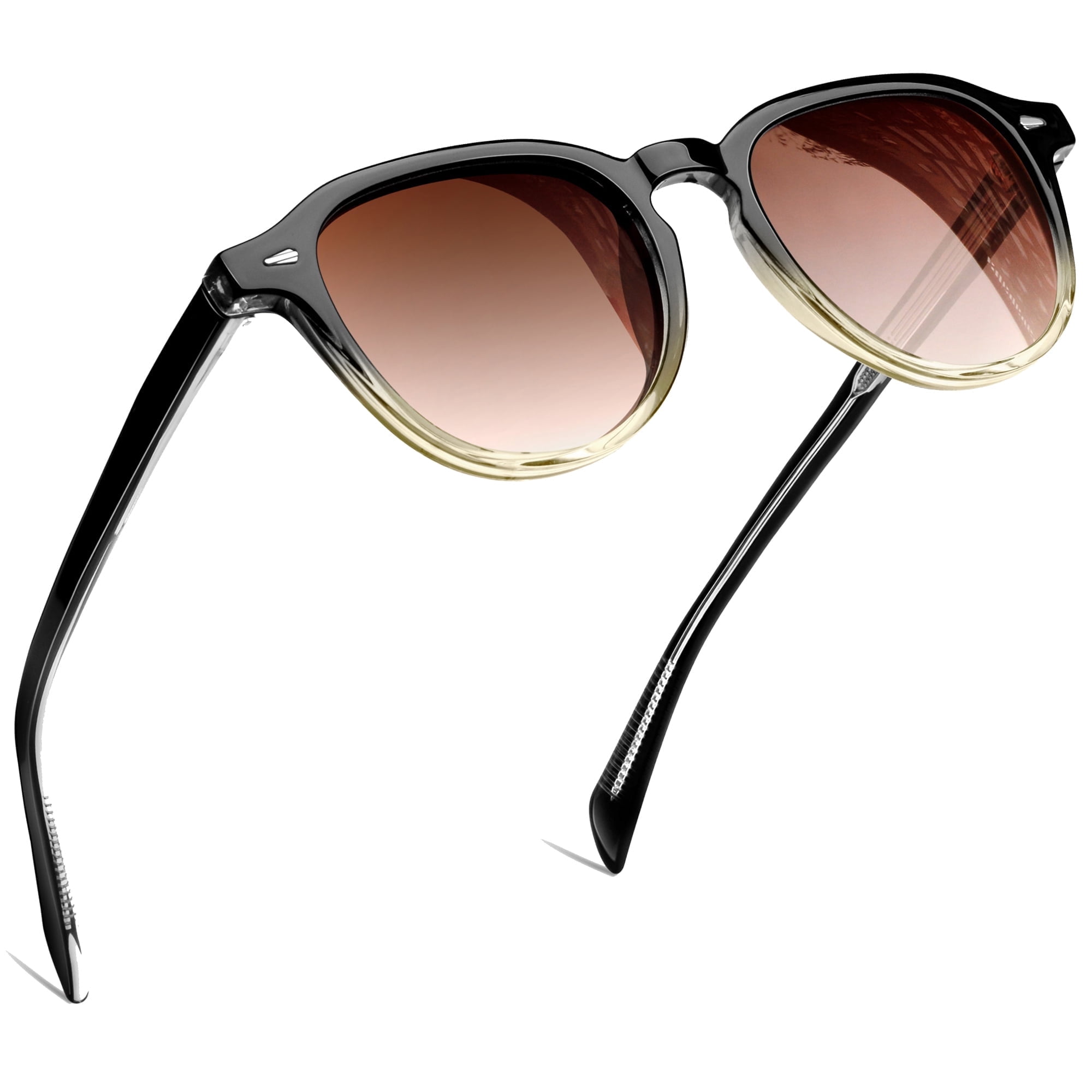 Joopin Retro Acetate Sunglasses Polarized UV Protection  display picture 1