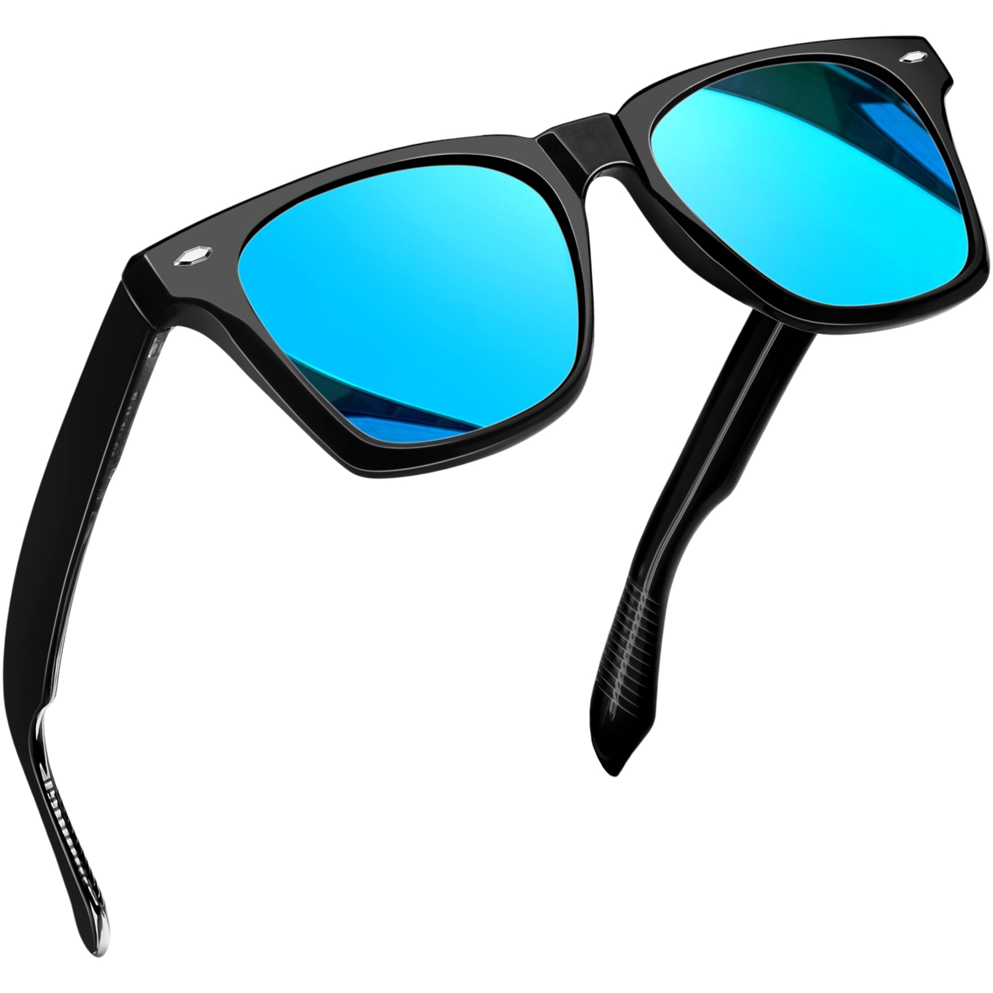 Retro Square Acetate Frame UV Protection Polarized Sunglasses Retro Square Polarized Sunglasses | UV400 Acetate - zenottic  main image 4