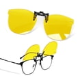 thumbnail image 1 of Joopin Clip on Driving Glasses Rimless Flip Up Style Anti-Glare Night Vision Glasses for Driving(Yellow）, 1 of 10