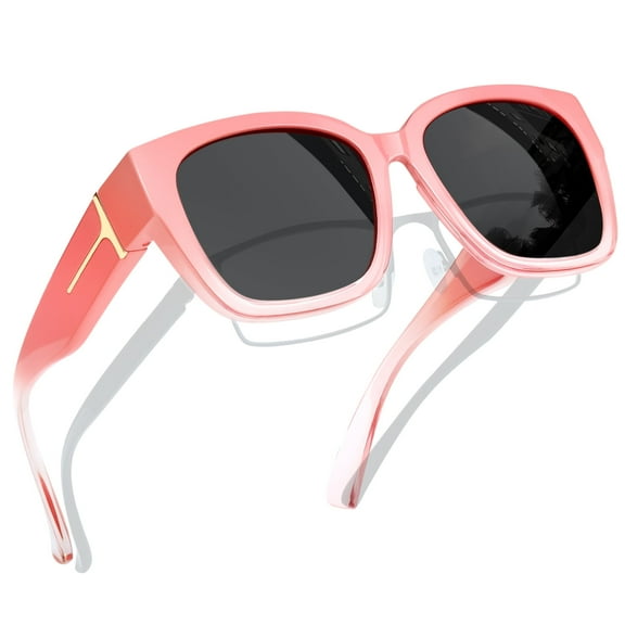 Joopin Fit Over Glasses Sunglasses for Women Men Large Cat Eye Sunglasses Polarized 100% UV400 Protection