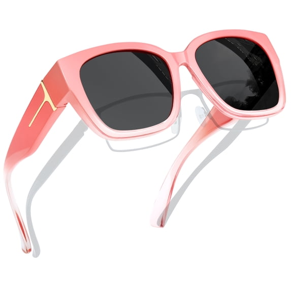 Joopin Fit Over Glasses Sunglasses for Women Men Large Cat Eye Sunglasses Polarized 100% UV400 Protection