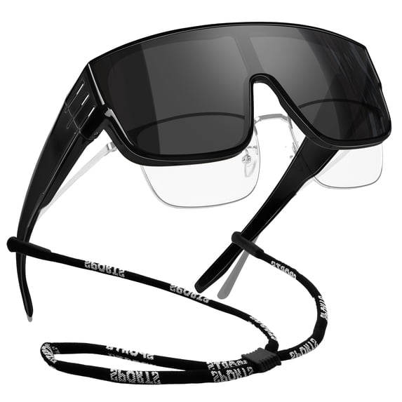Joopin Large Polarized Fit Over Glasses Sunglasses For Women Men, Oversized Trendy Square Shades For Driving