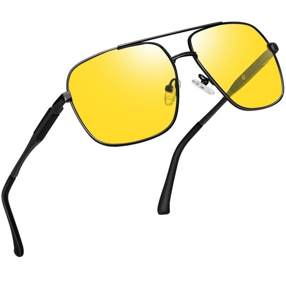 Joopin Night Vision Glasses for Men Women Classic Aviation UV Protection Glasses for Driving