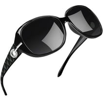 Joopin Oversized Polarized Sunglasses for Women Vintage Lady UV Protection Driving Sun Glasses
