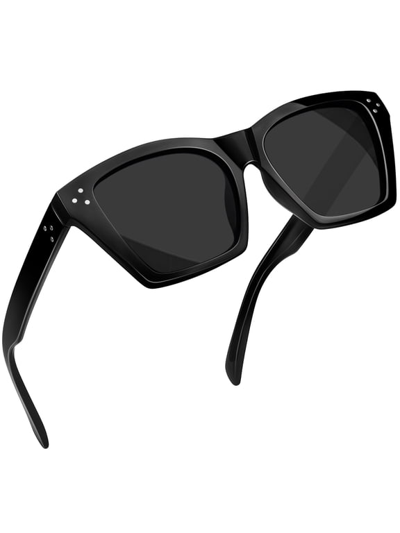 Oversized Square Sunglasses for Women Fashion Cat Eye Sun Glasses UV Protection Ladies Shades Sunnies