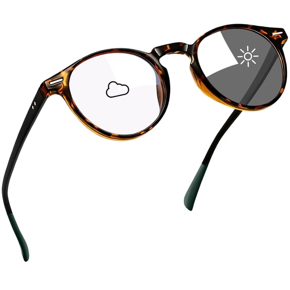 Joopin Photochromic Blue Light Blocking Glasses, Lightweight TR90 Frame, Anti-Glare, UV400 Protection for Men & Women Computer Gaming Driving Glasses