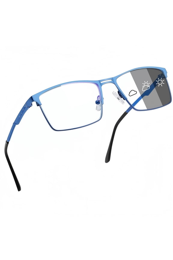 Photochromic Blue Light Blocking Glasses for Men Women Color Change Sunglasses Multi-use Eyeglasses