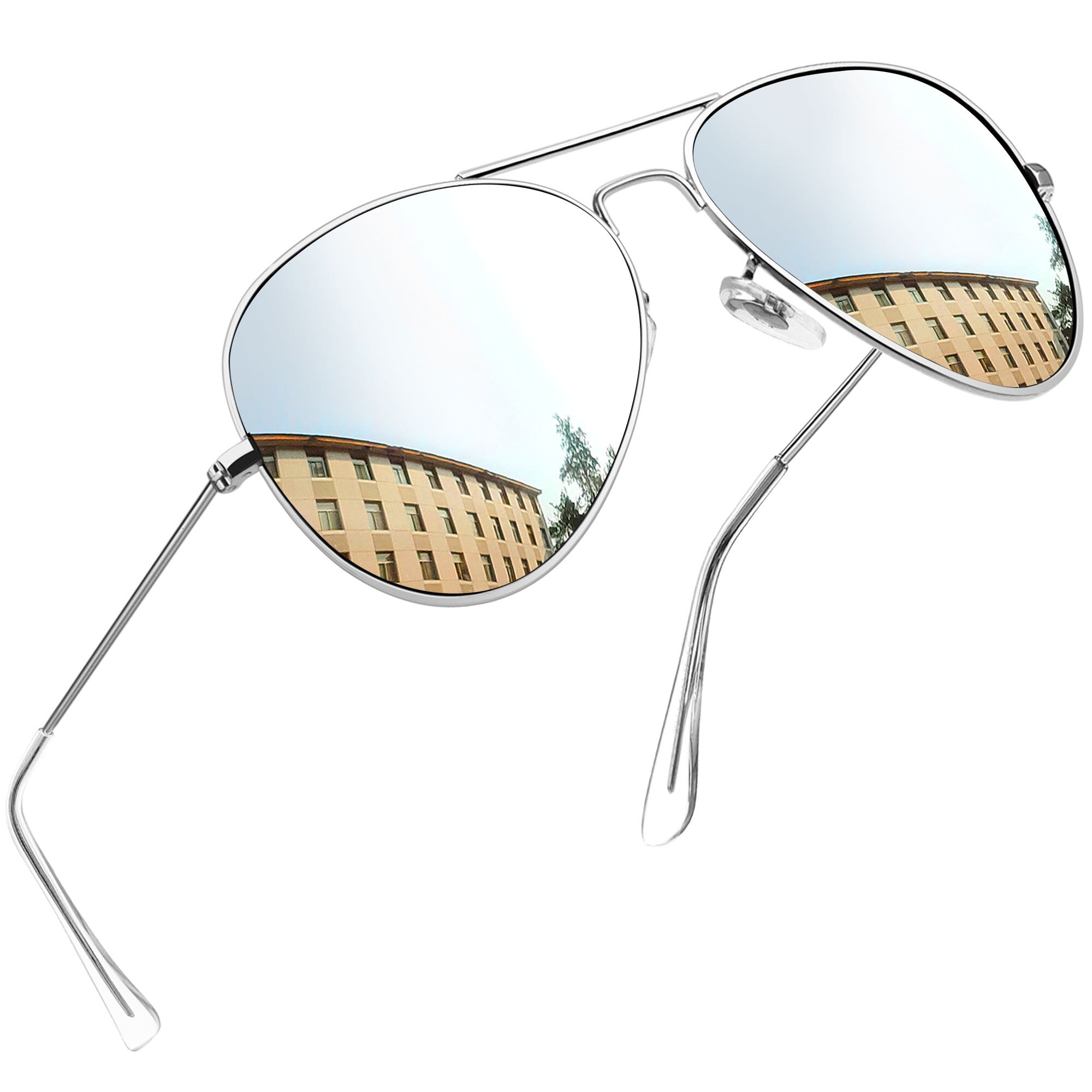 Joopin Pilot Sunglasses for Men Women,Lightweight Metal Frame,Polarized  UV400 Protection Sun Glasses 