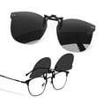 thumbnail image 1 of Joopin Polarized Clip On Sunglasses Over Eyeglasses for Men Women UV Protection (Black), 1 of 10