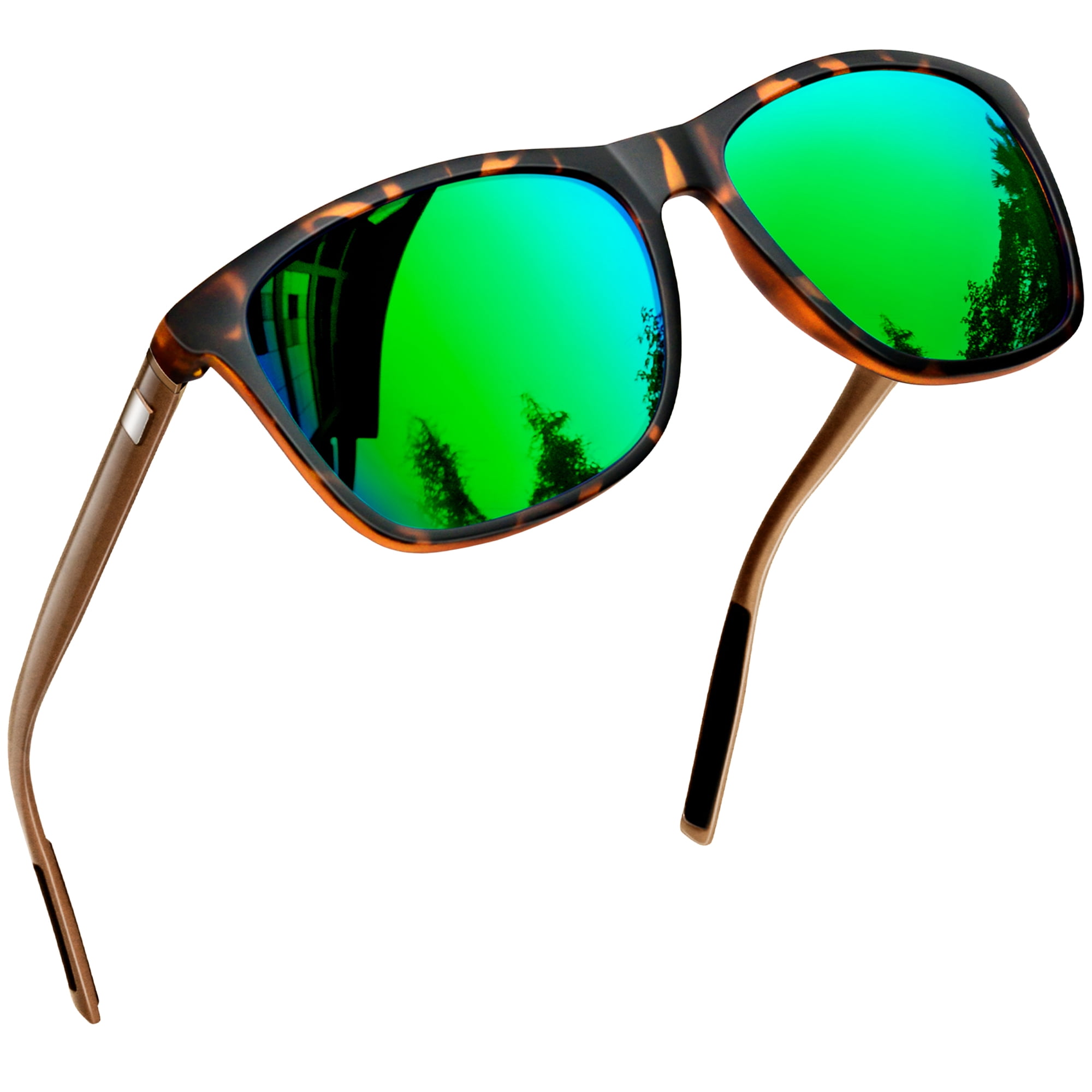 Polarized Retro Square Sunglasses with Alloy Frame Zentavi Square Sunglasses Polarized for Men, Retro Men main image 2
