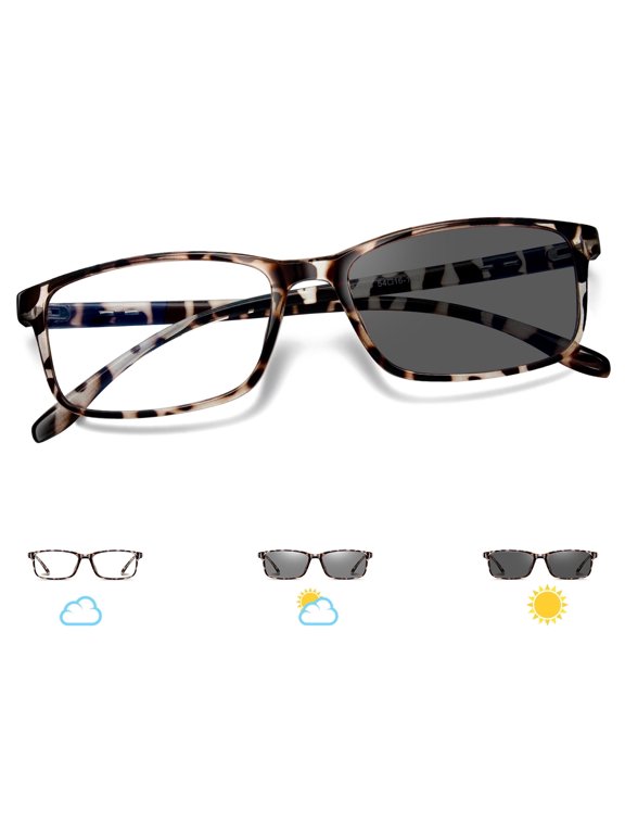 Rectangular Blue Light Blocking Glasses for Men Women, Anti Fatigue Blue Light Filter Eyewear Computer Gaming Screen Glasses with UV Protection