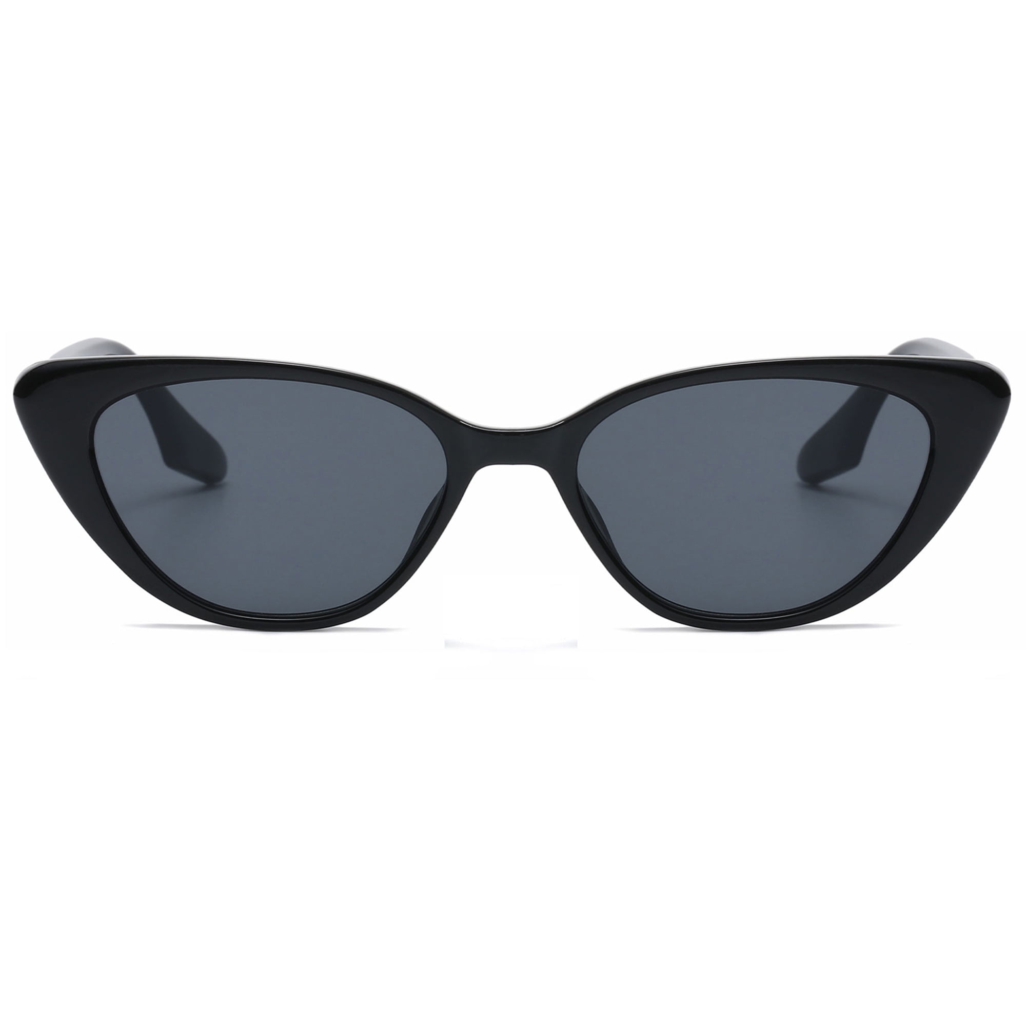 Trendy Cute Cat Eye Polarized Sunglasses for Women Fashion Cateye Womens Sunnies, Brown