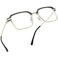 thumbnail image 1 of Joopin Vintage Blue Light Blocking Readers 2.50- Classic Full Frame Horn Rimmed Metal Readers for Women Men, 1 of 9