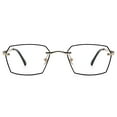 thumbnail image 1 of Joopin Fashion Rimless Polygon Reading Glasses Mens Women's Hollowed Out Legs Anti-blue Light Glasses, 1 of 9