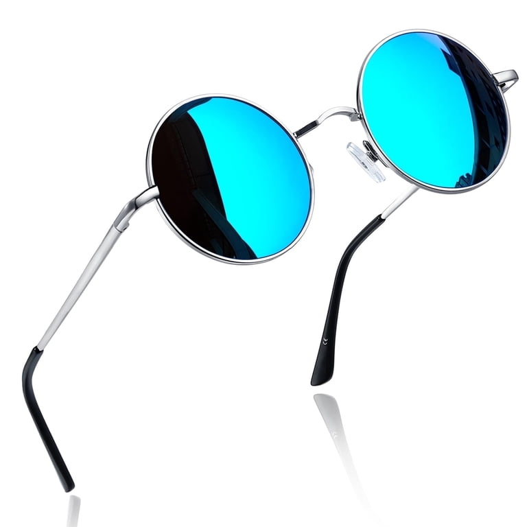Polarized Sunglasses Aluminum Frame Retro Round Vintage Unisex Retro Round Polarized Sunglasses Men Women Vintage Gothic  main image 3