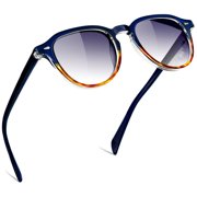 Joopin Retro Small Round Polarized Sunglasses TR90-Acetate Frame UV400 Protection for Men Women