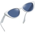 thumbnail image 1 of Joopin Retro Vintage Narrow Cat Eye Sunglasses for Women Men 90s Small Chic Style Trendy Sunnies UV400 Protection, 1 of 7