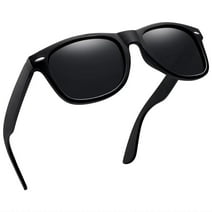 Joopin Square Sunglasses Polarized UV Protection Retro Trendy Designer Sun Glasses Men Women (Multi Color Options)