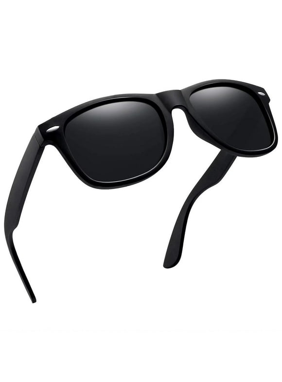 Joopin Square Sunglasses Polarized UV Protection Retro Trendy Designer Sun Glasses Men Women (Multi Color Options)