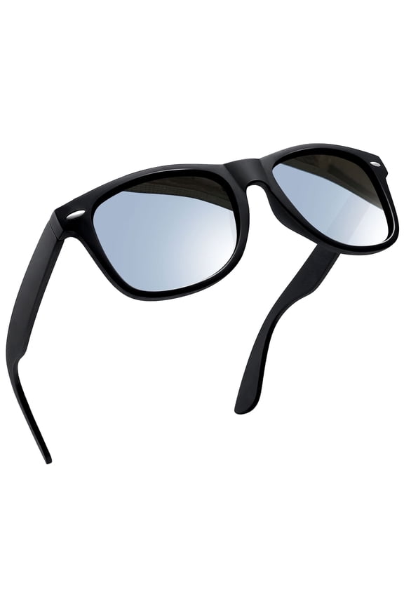 Sunglasses for Women Men Classic Retro Square Mirrored Polarized Sun Glasses UV400 Protection