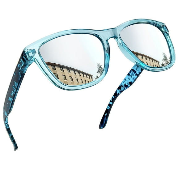 Joopin Sunglasses for Women Men, Polarized Womens Classic Retro Trendy Square Mirrored Sun glasses UV400 Protection