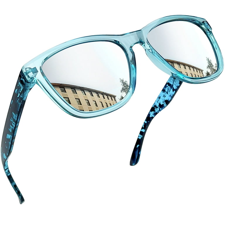 Joopin Sunglasses for Women Men, Polarized Womens Classic Trendy Square  Mirrored Sun glasses UV400 Protection 