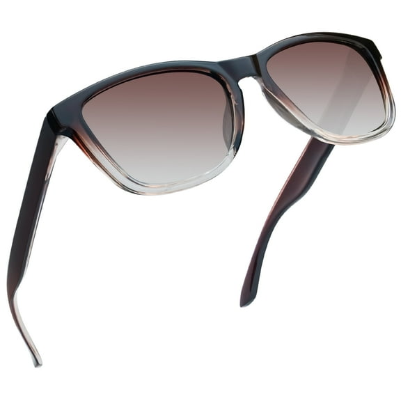Joopin Trendy Rectangle Sunglasses for Women Men Gradient Brown Sun Glasses Eyewear (Gradient Brown)