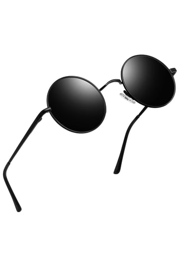 Round Sunglasses in Sunglasses | Black - Walmart.com display picture 1