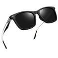 thumbnail image 1 of Joopin UV400 Protection Lightweight Men's Rivet Square Style Sunglasses with Box Matte Black, 1 of 8