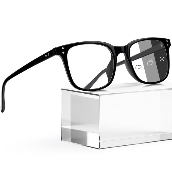 Joopin Unisex Photochromic Blue Light Blocking Glasses Rectangular Computer Gaming TV Glasses UV400 Protection