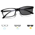 thumbnail image 1 of Joopin Unisex Photochromic Blue Light Blocking Glasses Rectangular Computer Gaming TV Glasses UV400 Protection, 1 of 9