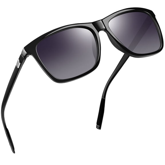 Joopin Unisex Polarized Aluminum Sunglasses Vintage Sun Glasses For Men(Gradient Grey)