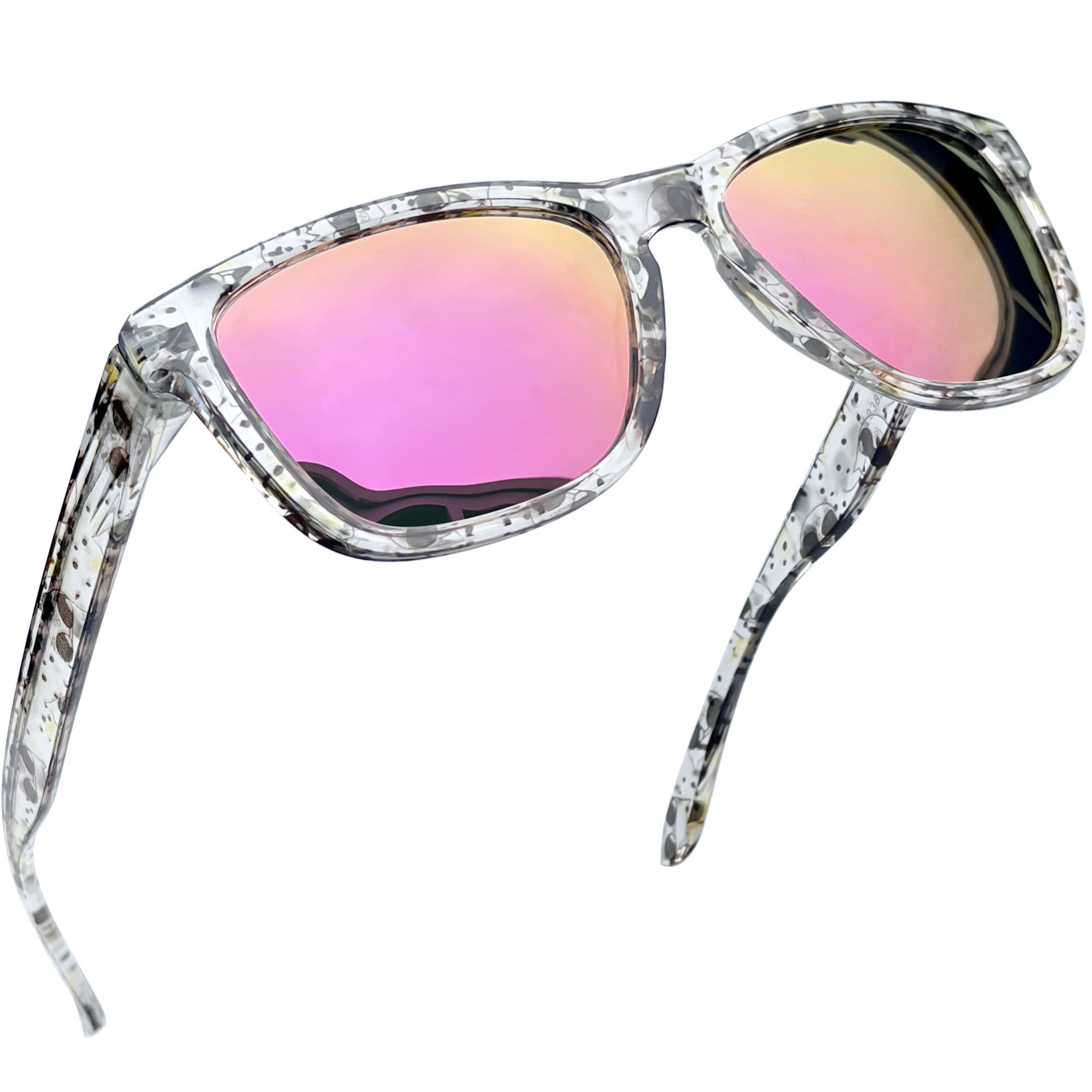 Vintage Polarized Steampunk Sunglasses Fashion Round Mirrored